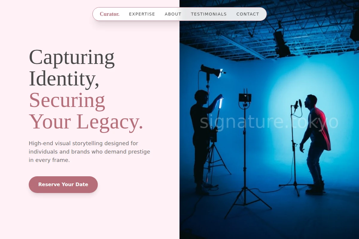 Curator Photography Studio